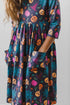 skeleton-web-3-4-sleeve-pocket-twirl-dress Mila &  Rose - Sophia's Style-Skeleton Web 3/4 Sleeve Pocket Twirl Dress-6-12M--1